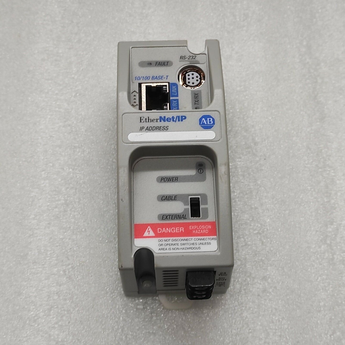 ALLEN BRADLEY 1761-NET-ENI ETHERNET INTERFACE MODULE NWB