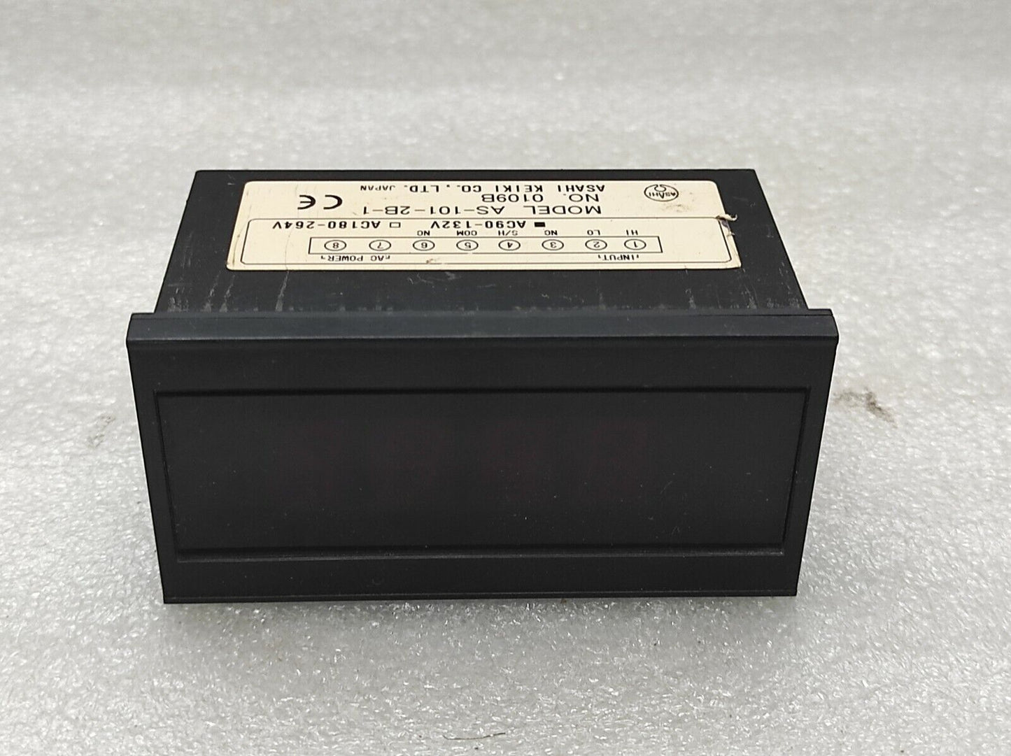 ASAHI KEIKI AS-101-2B-1 DIGITAL PANEL METER 90-132V AC