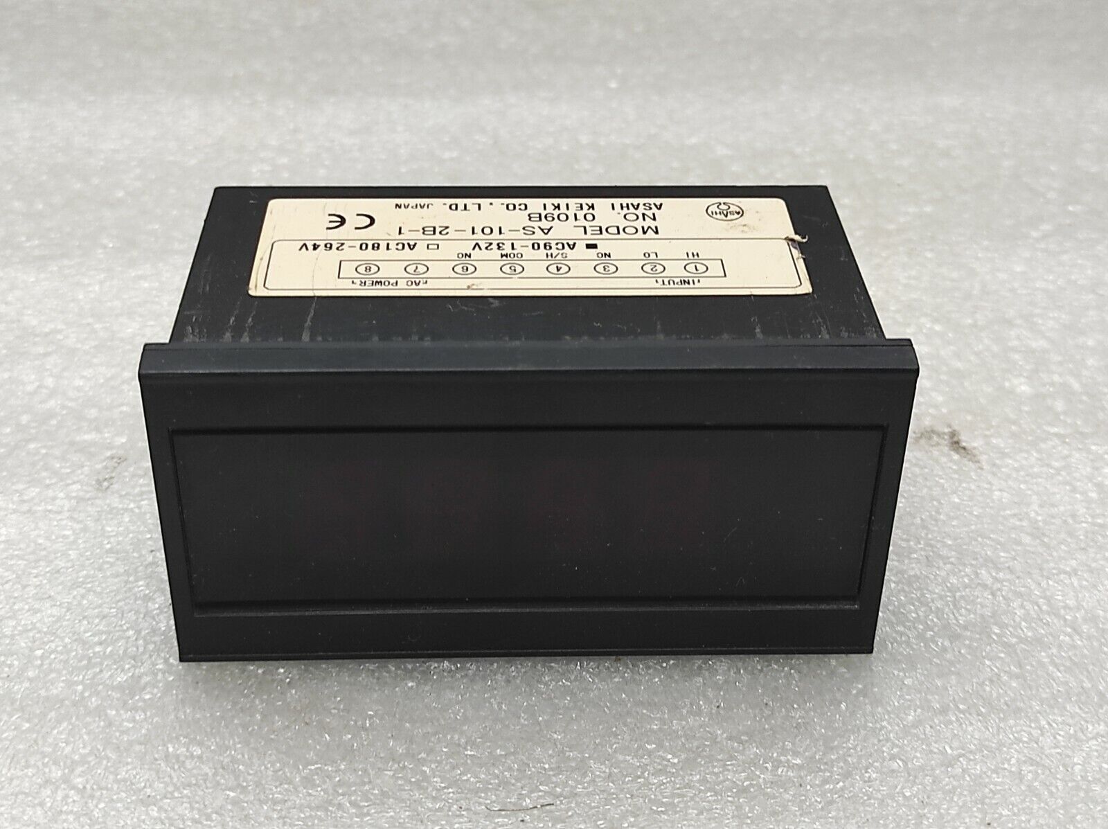 ASAHI KEIKI AS-101-2B-1 DIGITAL PANEL METER 90-132V AC