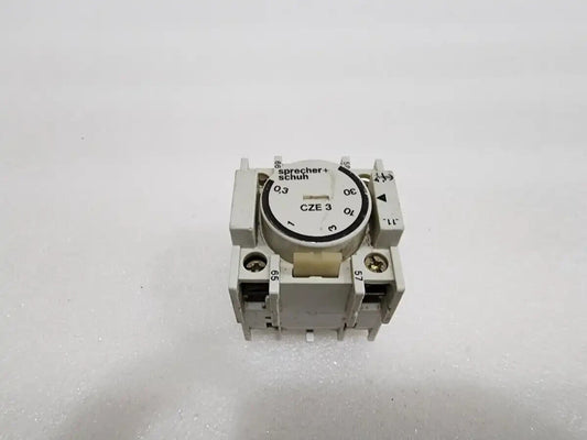 SPRECHER + SCHUH CZE3 TIME DELAY RELAY 0.3-30SEC