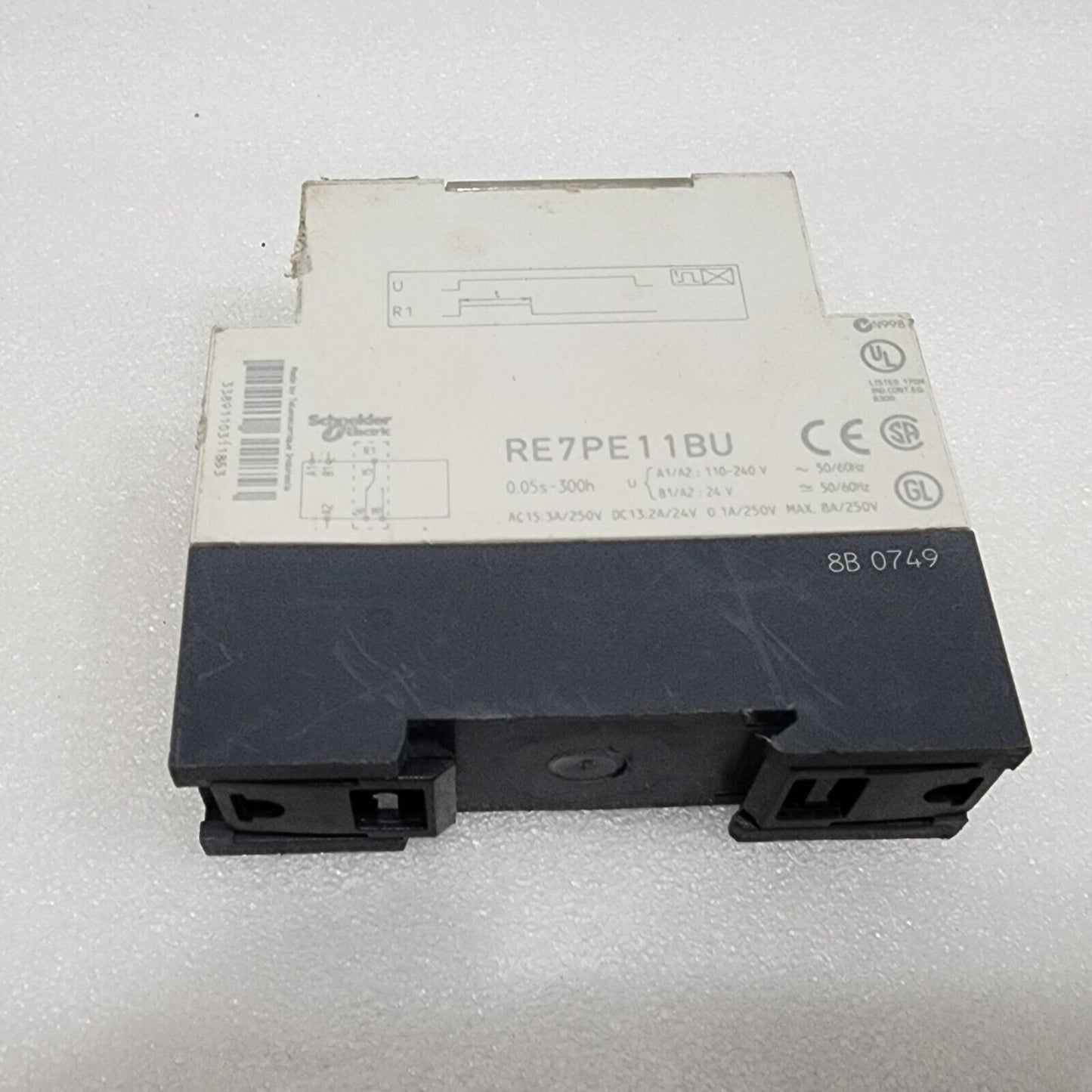 RE7PE11BU TIME DELAY RELAY 110-240VAC/24VAC-DC/42-48VAC-DC