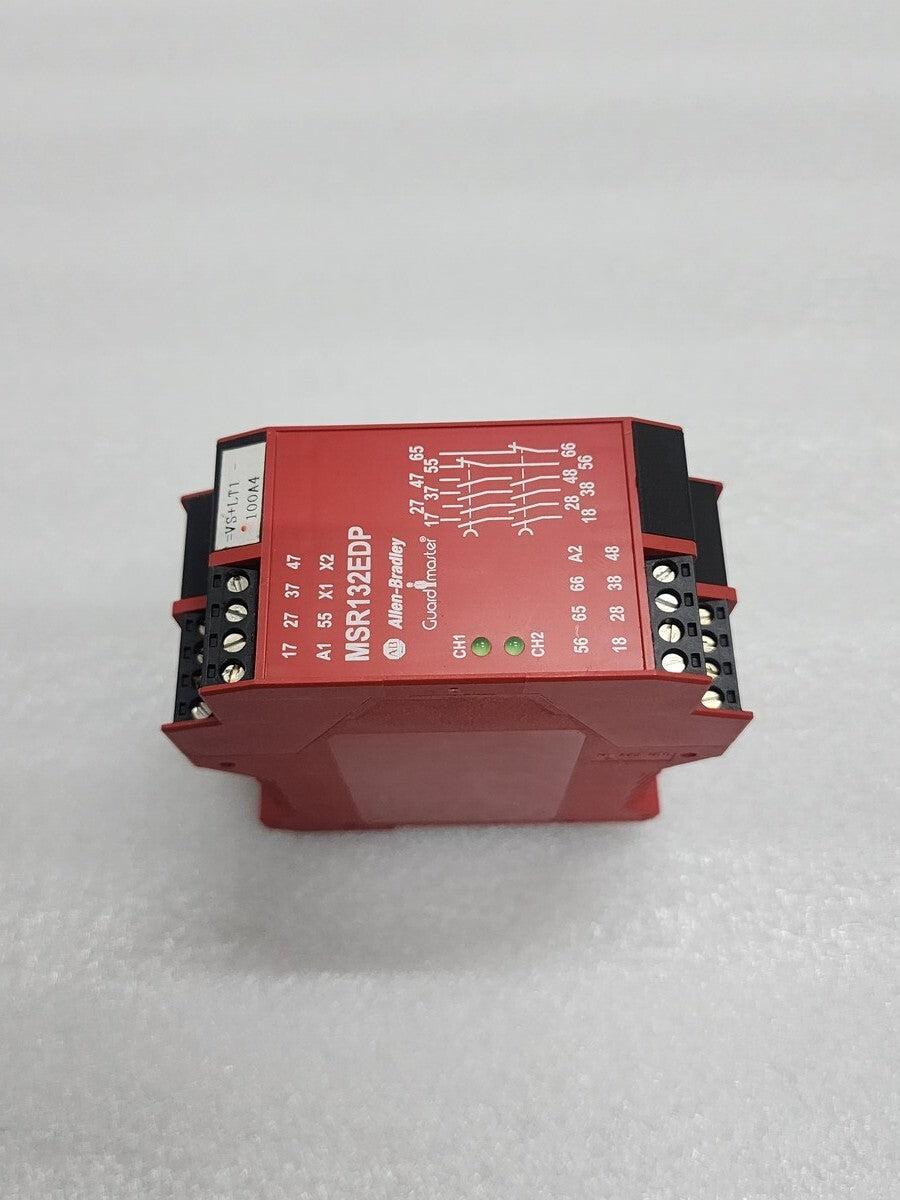 ALLEN BRADLEY MSR132EDP GUARD MASTER 440R-E23162 SAFETY RELAY