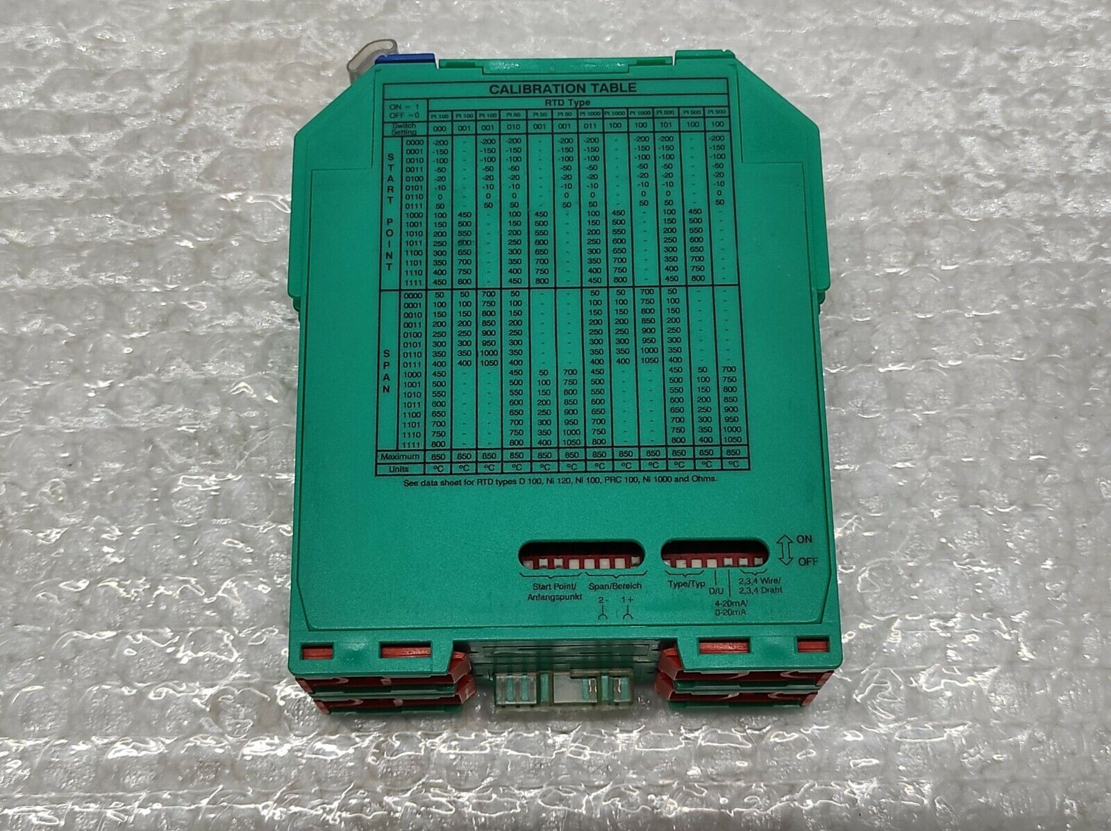 Pepperl + Fuchs KHD2-TR-1.P RTD Amplifier 71597 KHD2TR1P