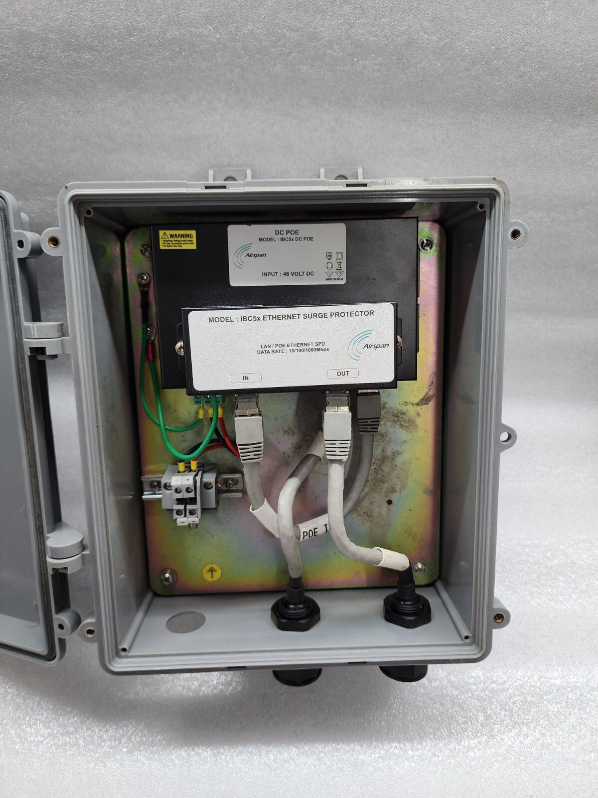 AIRSPAN IBC5X ETHERNET SURGE PROTECTOR IBC5X-DC-POE