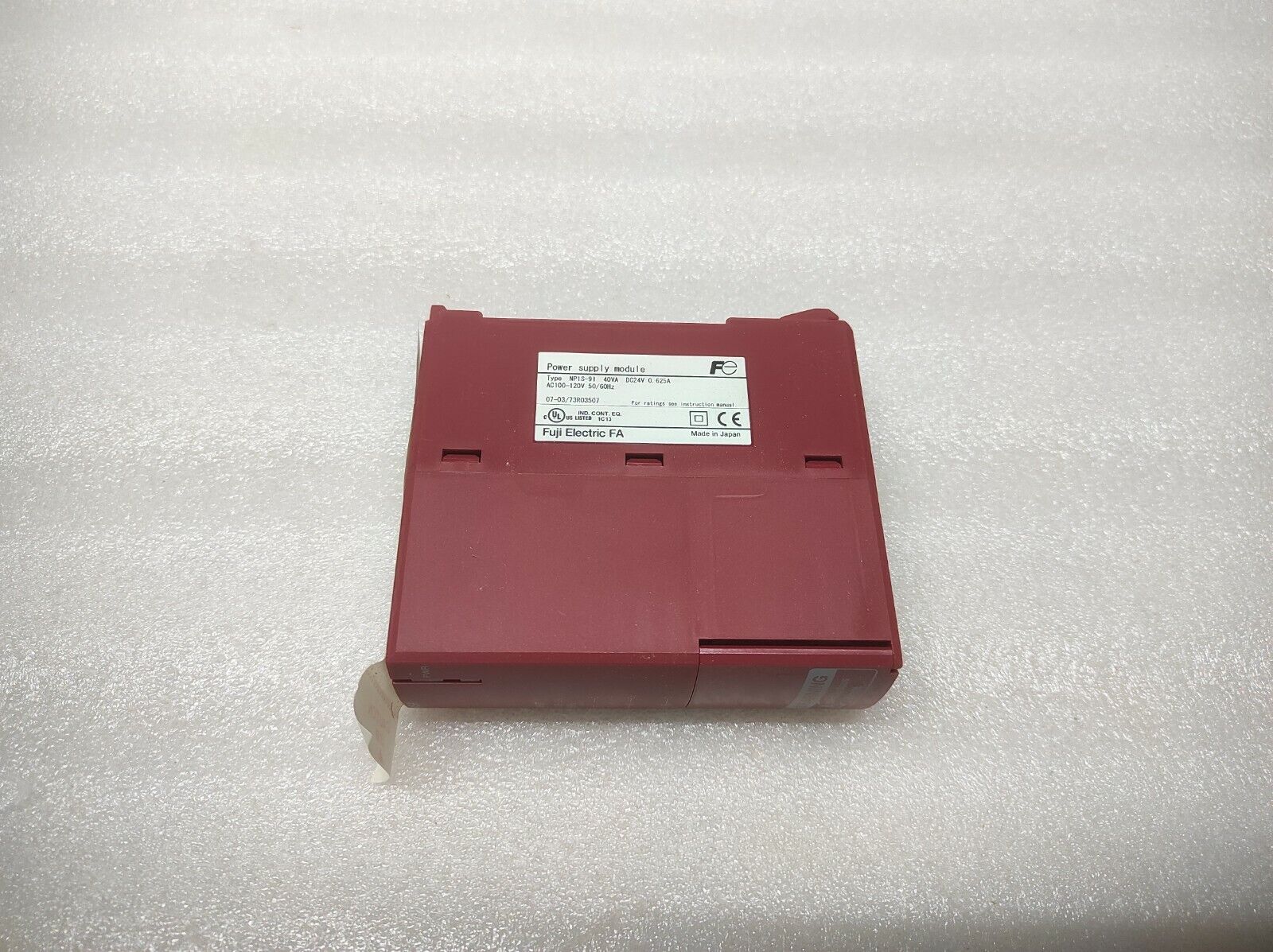 FUJI NP1S-91 POWER SUPPLY MODULE 40VA DC24V 0.625A