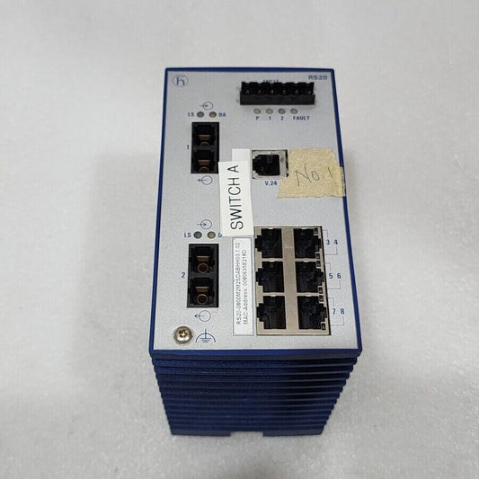 HIRSCHMANN RS20 INDUSTRIAL ETHERNET SWITCH RS20-0800M2M2SDABHH03.1.02
