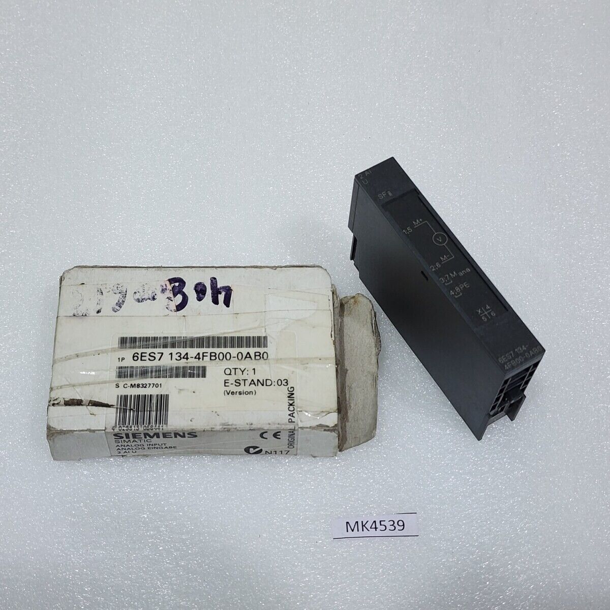 SIEMENS 6ES7 134-4FB00-0AB0 3-CH ANALOG INPUT MODULE