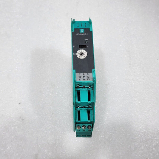 PEPPERL + FUCHS KFU8-VCR-1 TRANSMITTER POWERSUPPLY CONVERTER 211535