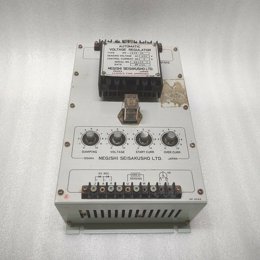 NEGISHI SEISAKUSHO RP-3CS-4S AUTOMATIC VOLTAGE REGULATOR 450VAC