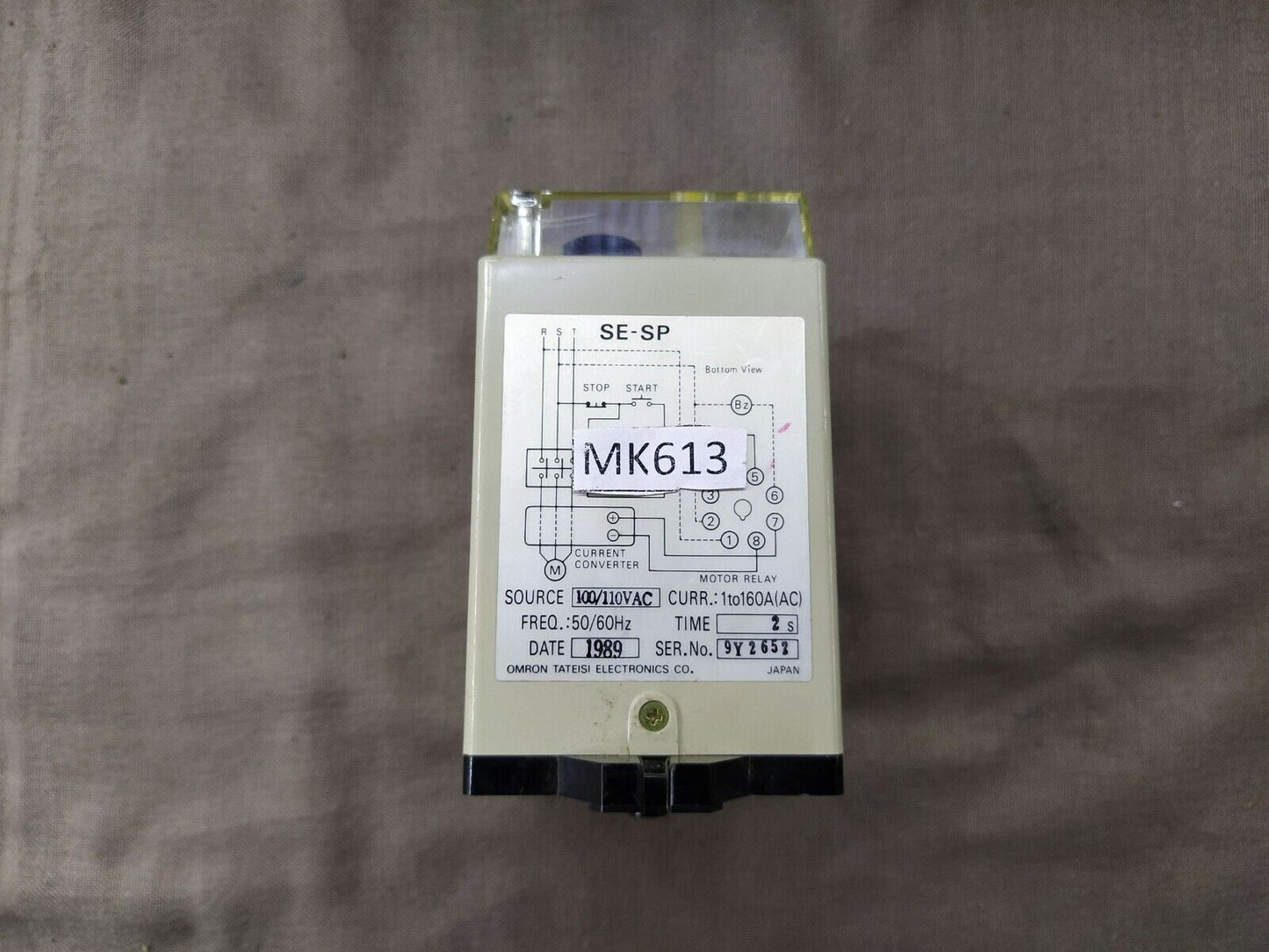 Omron SE-SP1 Motor Relay 100-110V AC