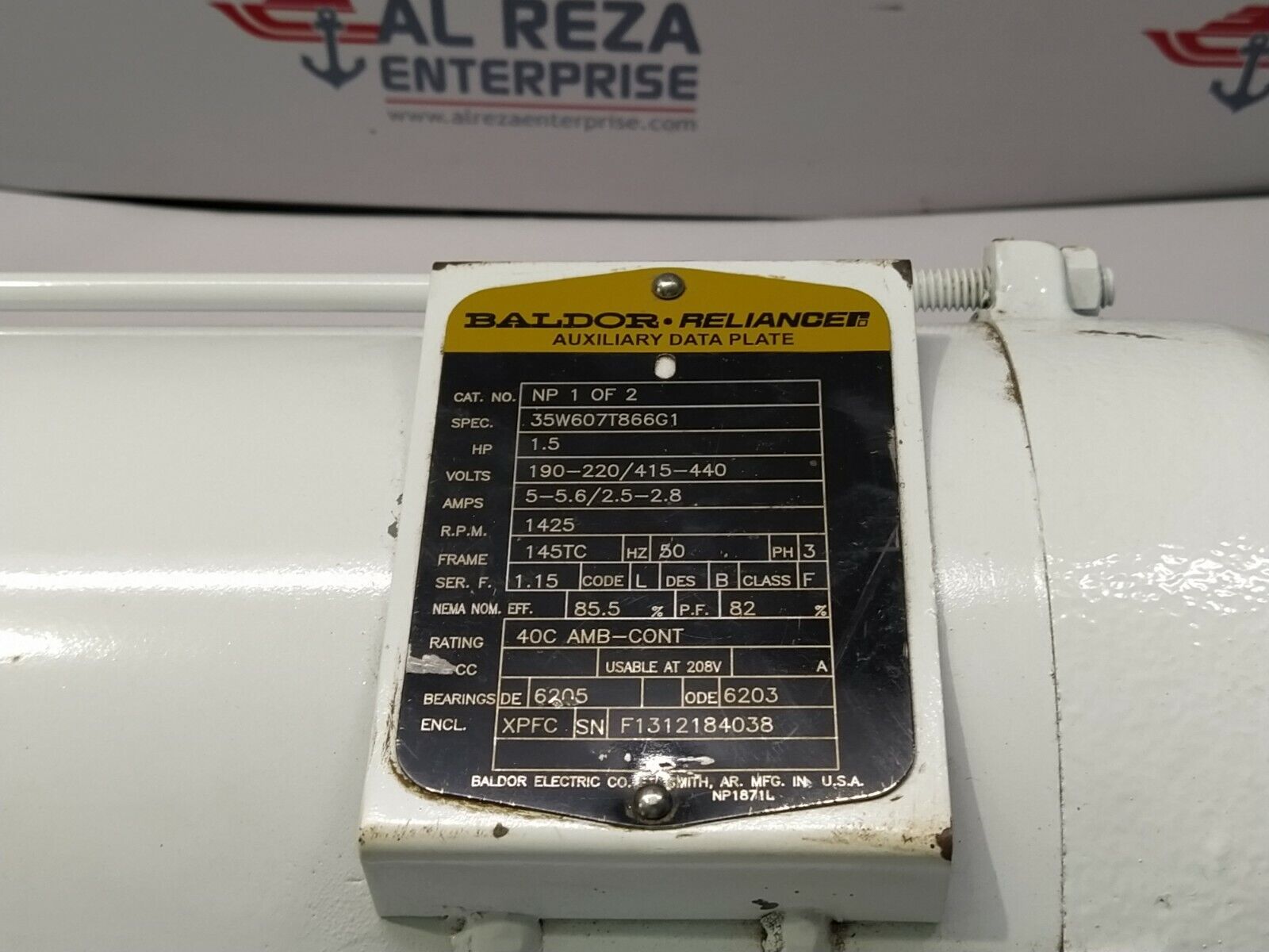 BALDOR CD-65406 ELECTRIC MOTOR 35W607T866G1 98139 2HP 460V