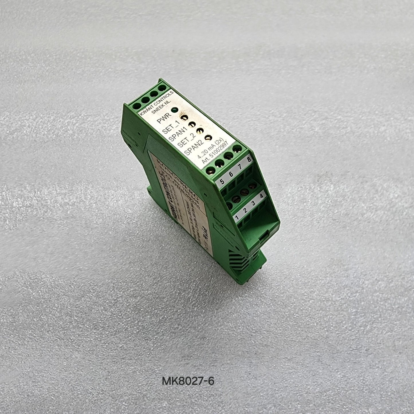 KWANT CONTROLS SNEEK NL 51002997 CONVERTER 24V