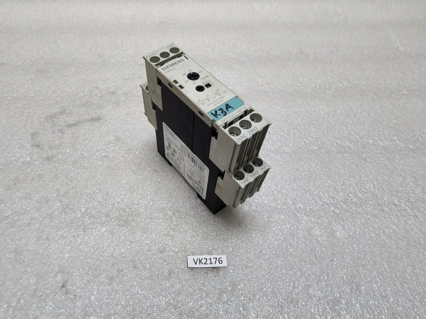 SIEMENS SIRIUS 3RP1525-1BP30 TIMING RELAY ON DELAY