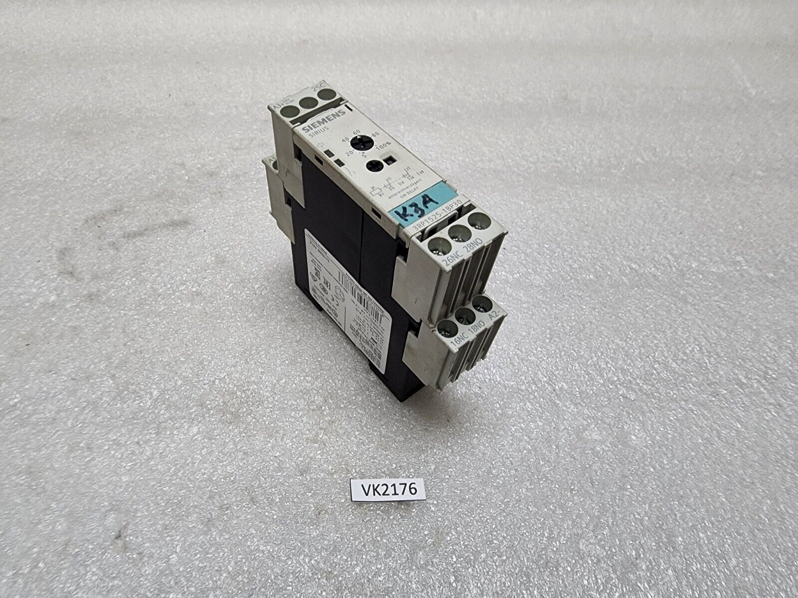 SIEMENS SIRIUS 3RP1525-1BP30 TIMING RELAY ON DELAY