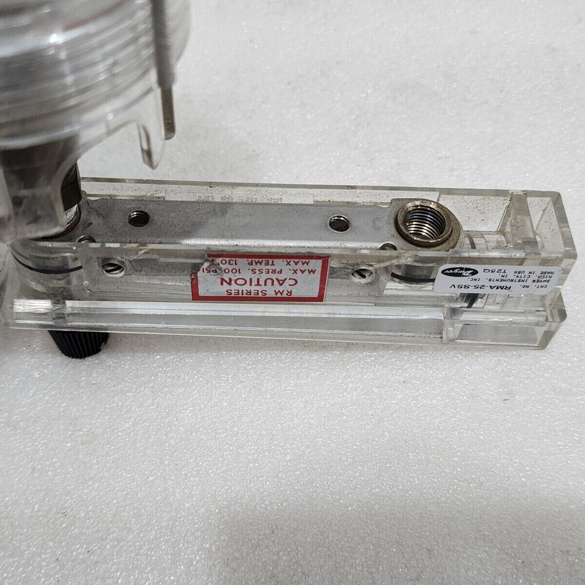 DWYER RMA-25-SSV FLOWMETER