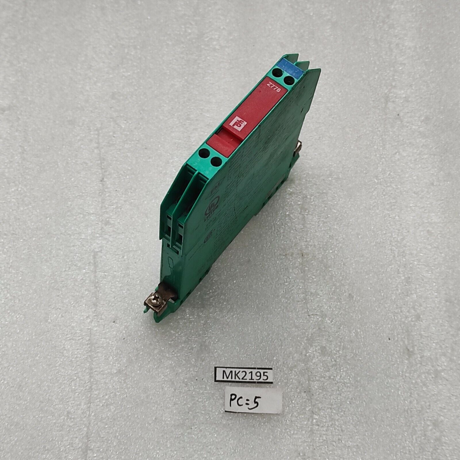 Pepperl + Fuchs Z778 Safe Snap Barrier 71804 Zener Barrier