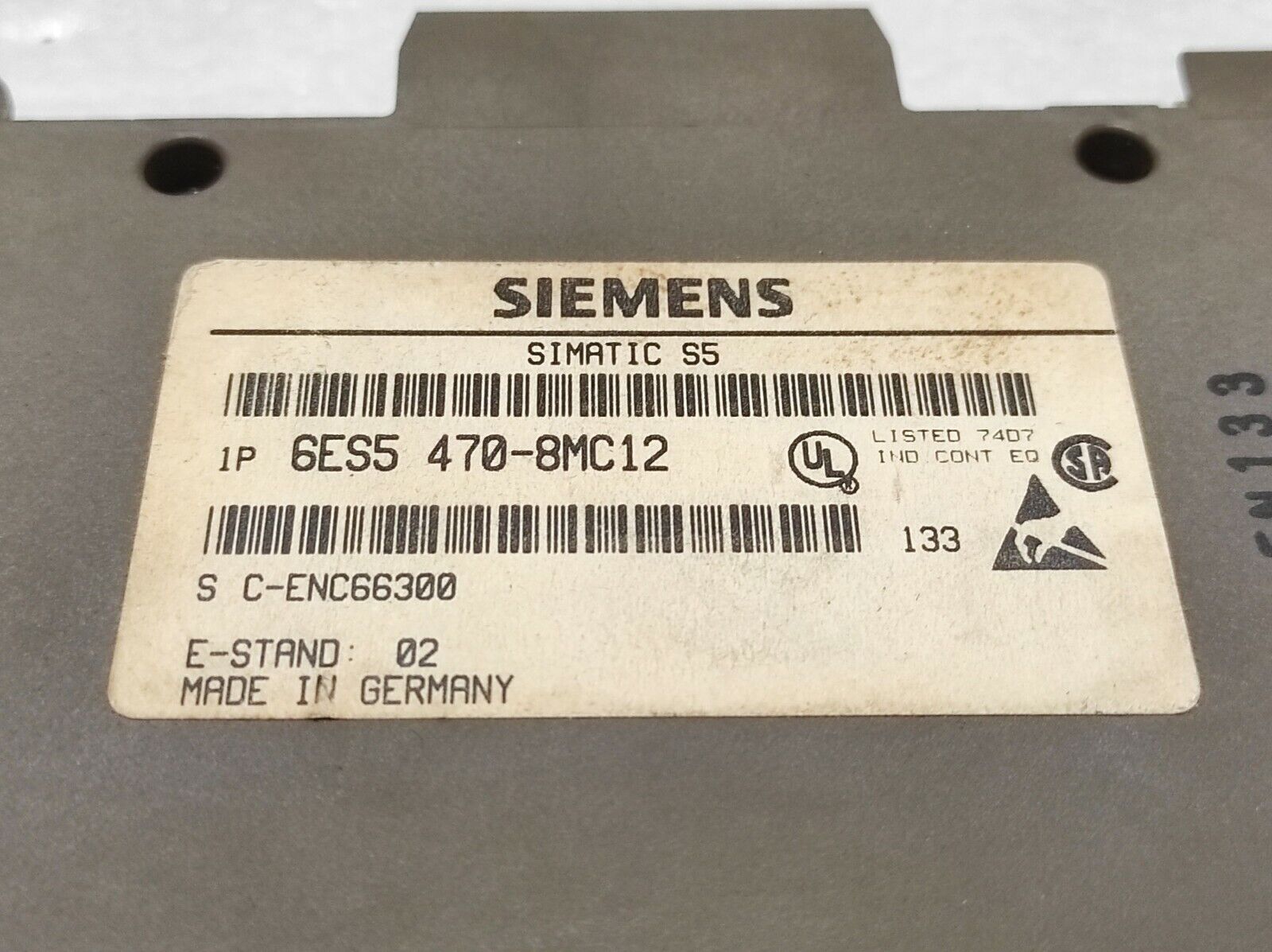 SIEMENS 6ES5 470-8MC12 ANALOG OUTPUT MODULE