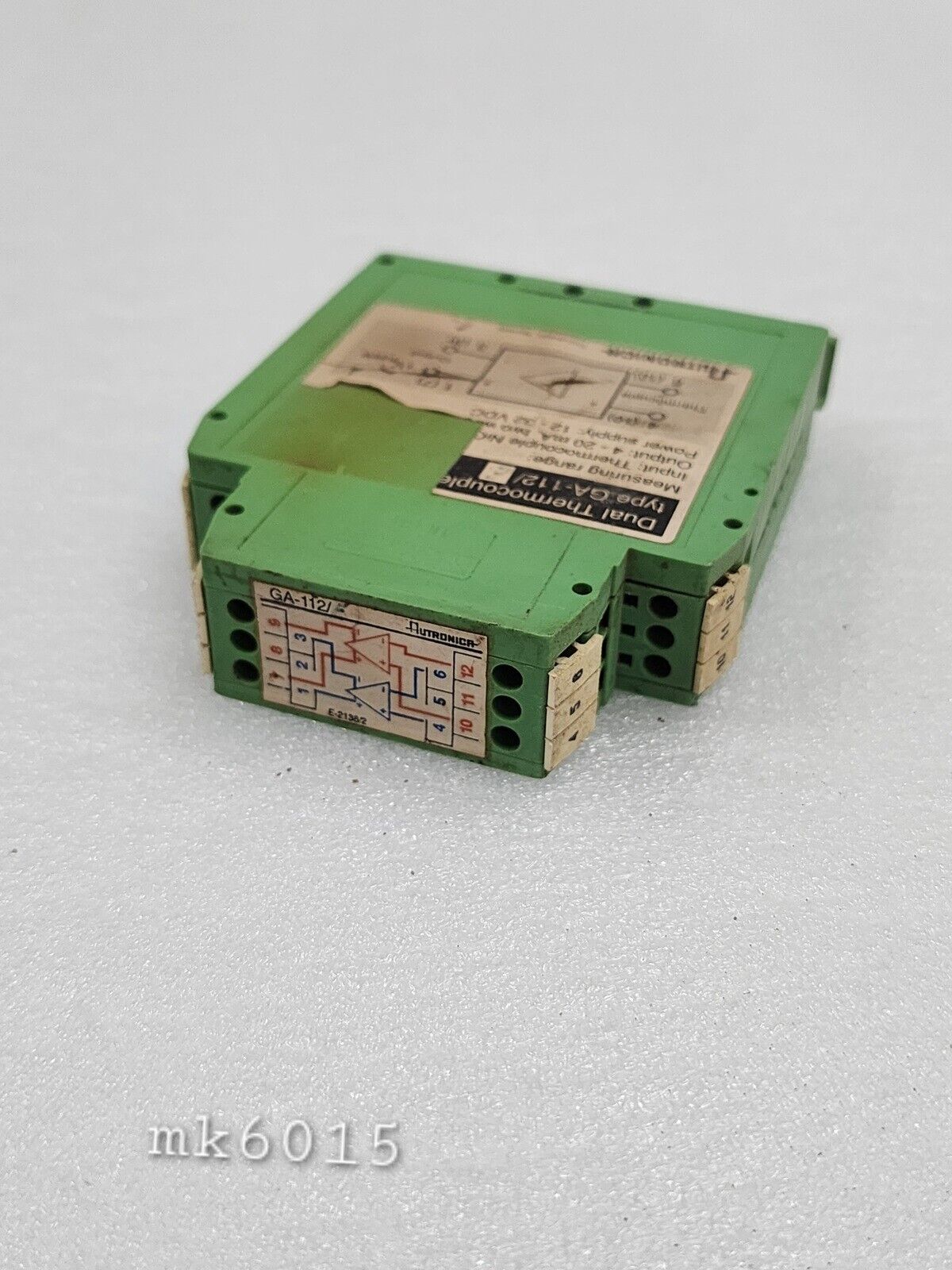 AUTRONICA GA-112/E DUAL THERMOCOUPLE AMPLIFIER 12-32VDC