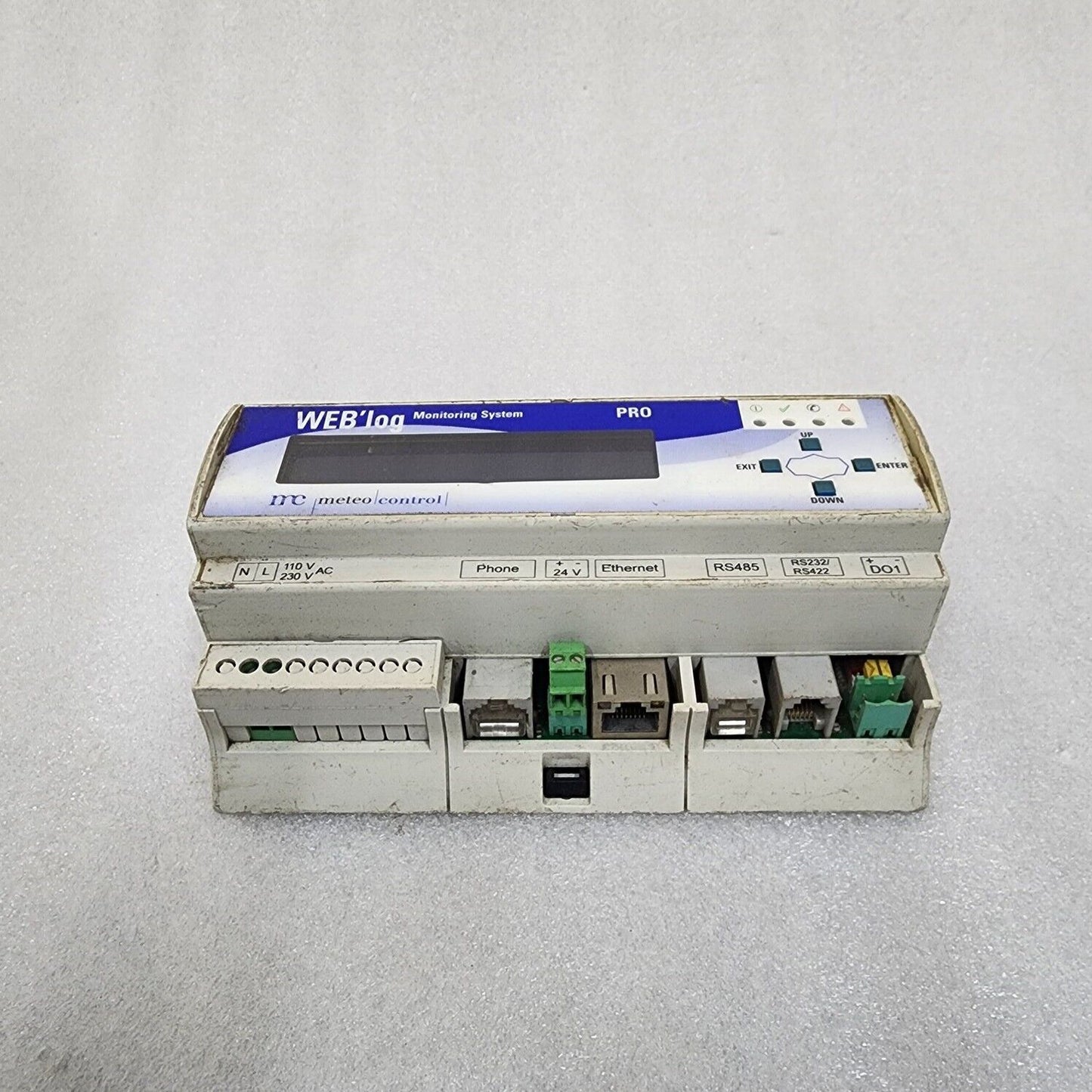 MATEO CONTROL WEBLOG PRO-2 MONITORING SYSTEM 421.148 ETHERNET/DSL 110-230V