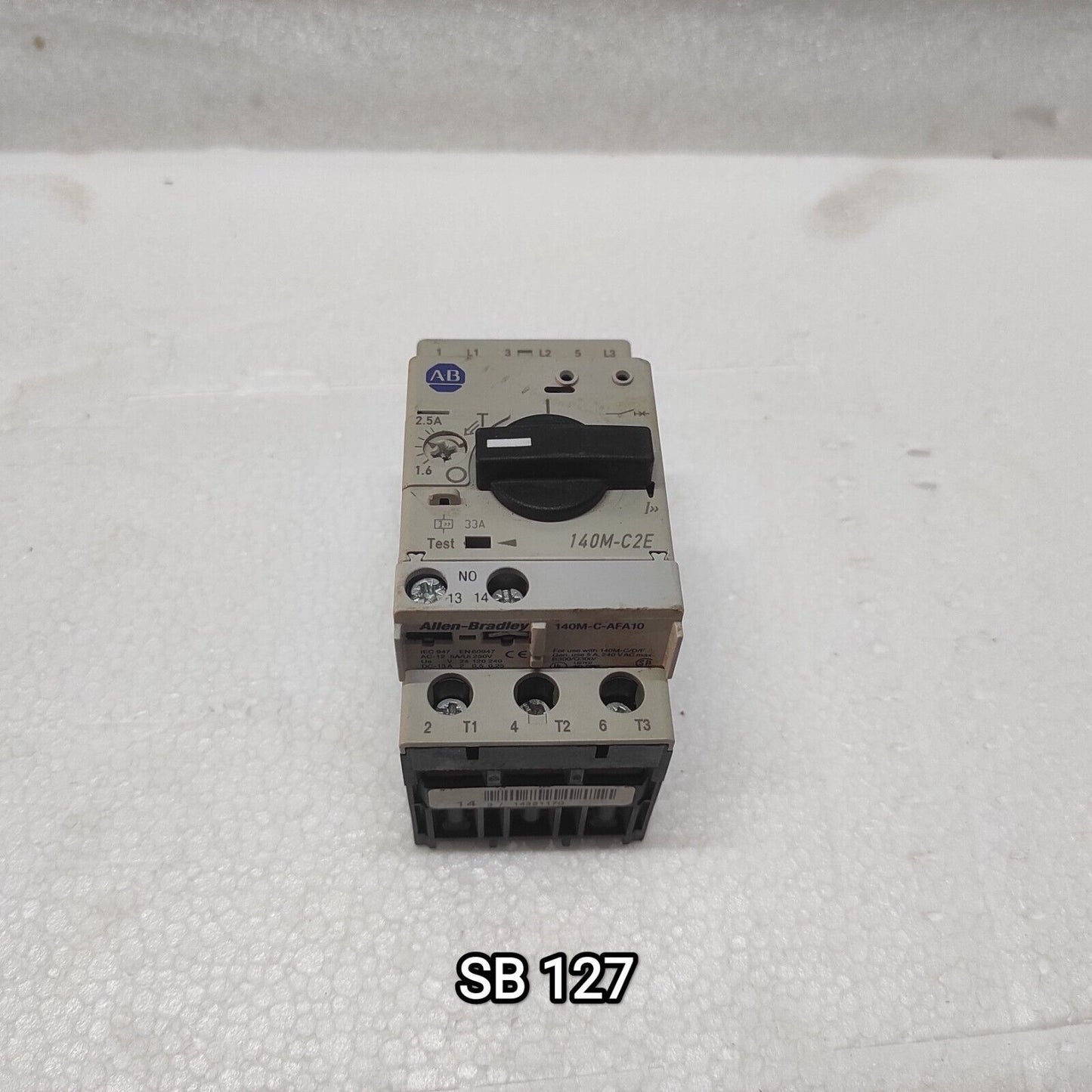 ALLEN BRADLEY 140M-C2E-B25 CIRCUIT BREAKER MOTOR PROTECTION 