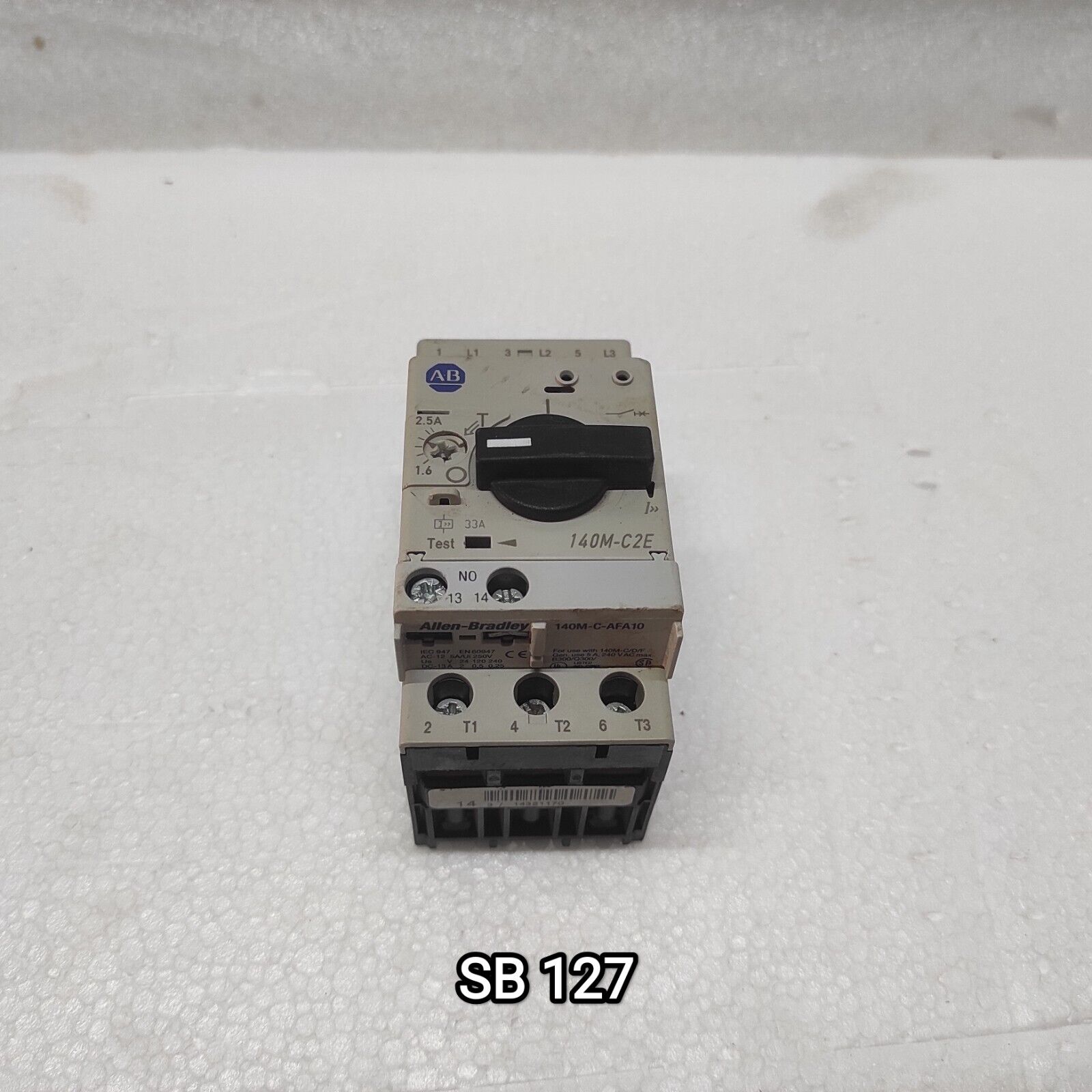 ALLEN BRADLEY 140M-C2E-B25 CIRCUIT BREAKER MOTOR PROTECTION 