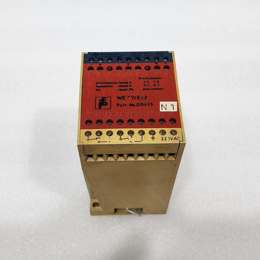 PEPPERL + FUCHS WE77/EX2 SWITCH AMPLIFIER 01543S