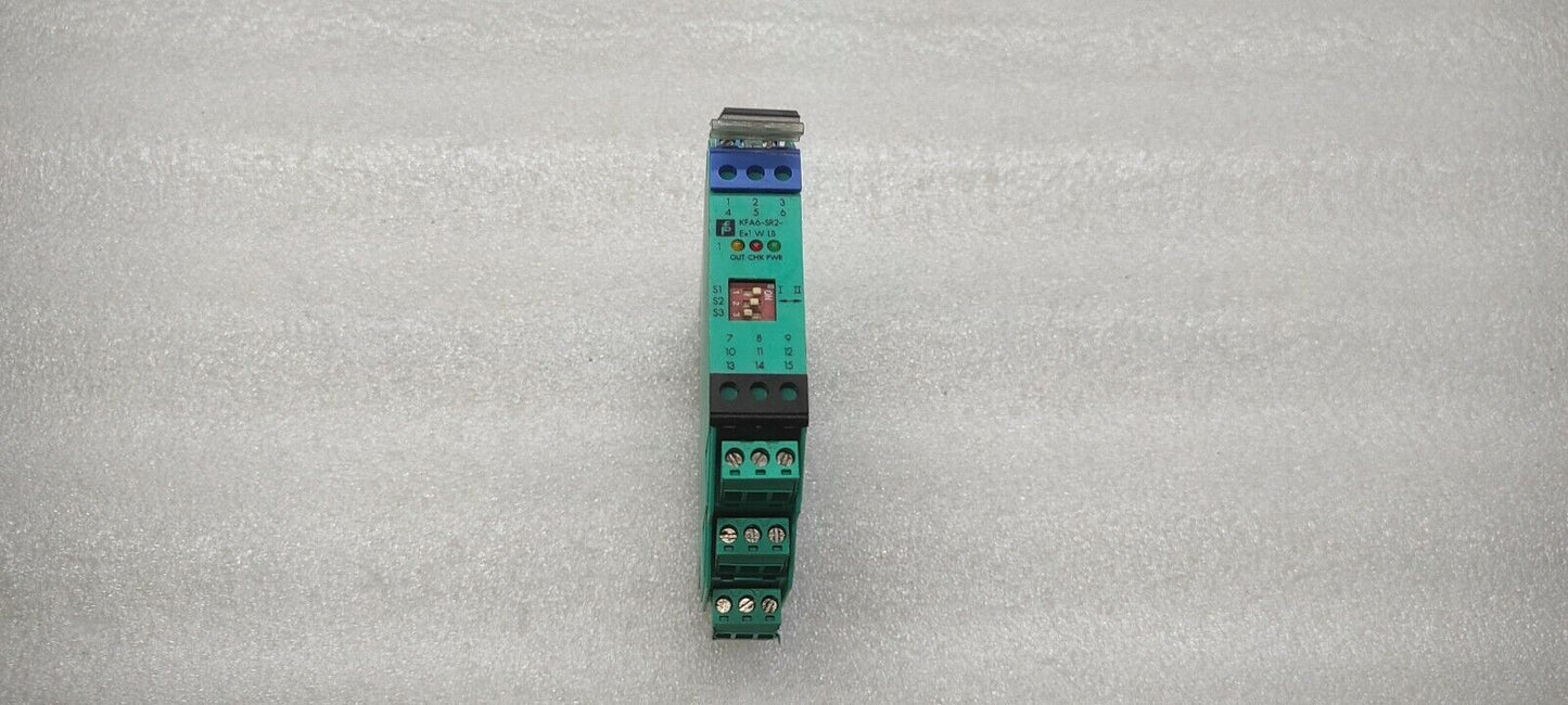 PEPPERL + FUCHS KFA6-SR2-EX1.W.LB SWITCH AMPLIFIER 103375S