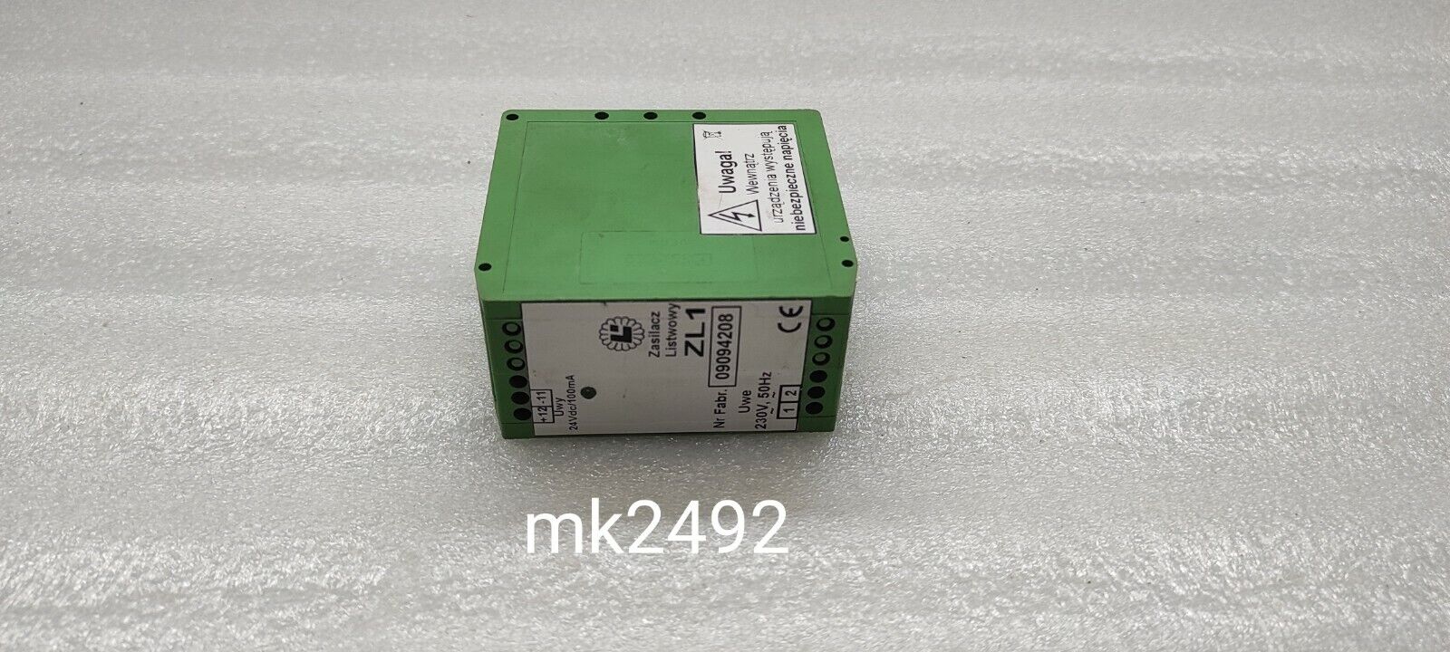 ZASILACZ LISTWOWY ZL1 09094208 24VDC