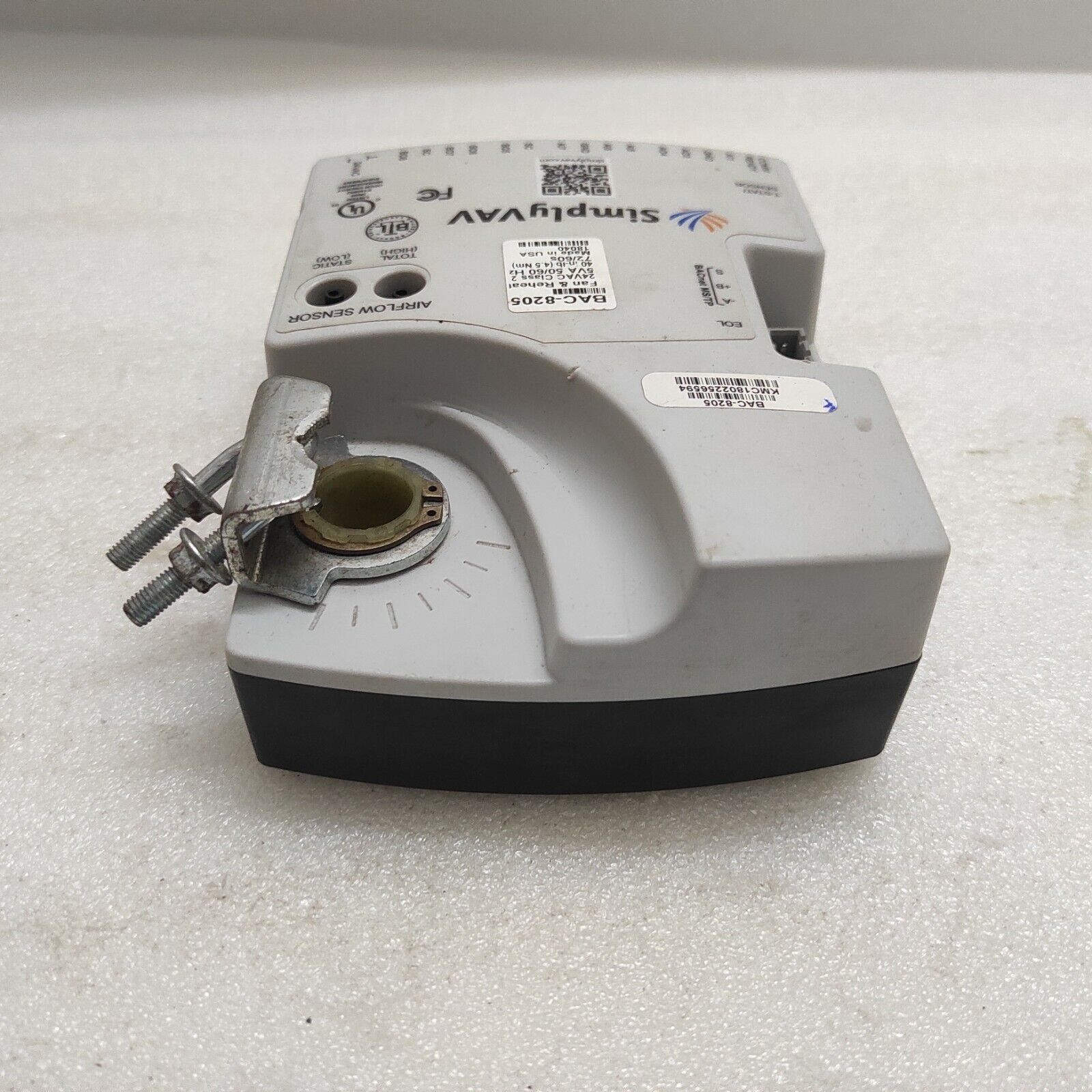 SIMPLY VAV BAC-8205 BACNET FAN AND REHEAT CONTROLLER 24VAC