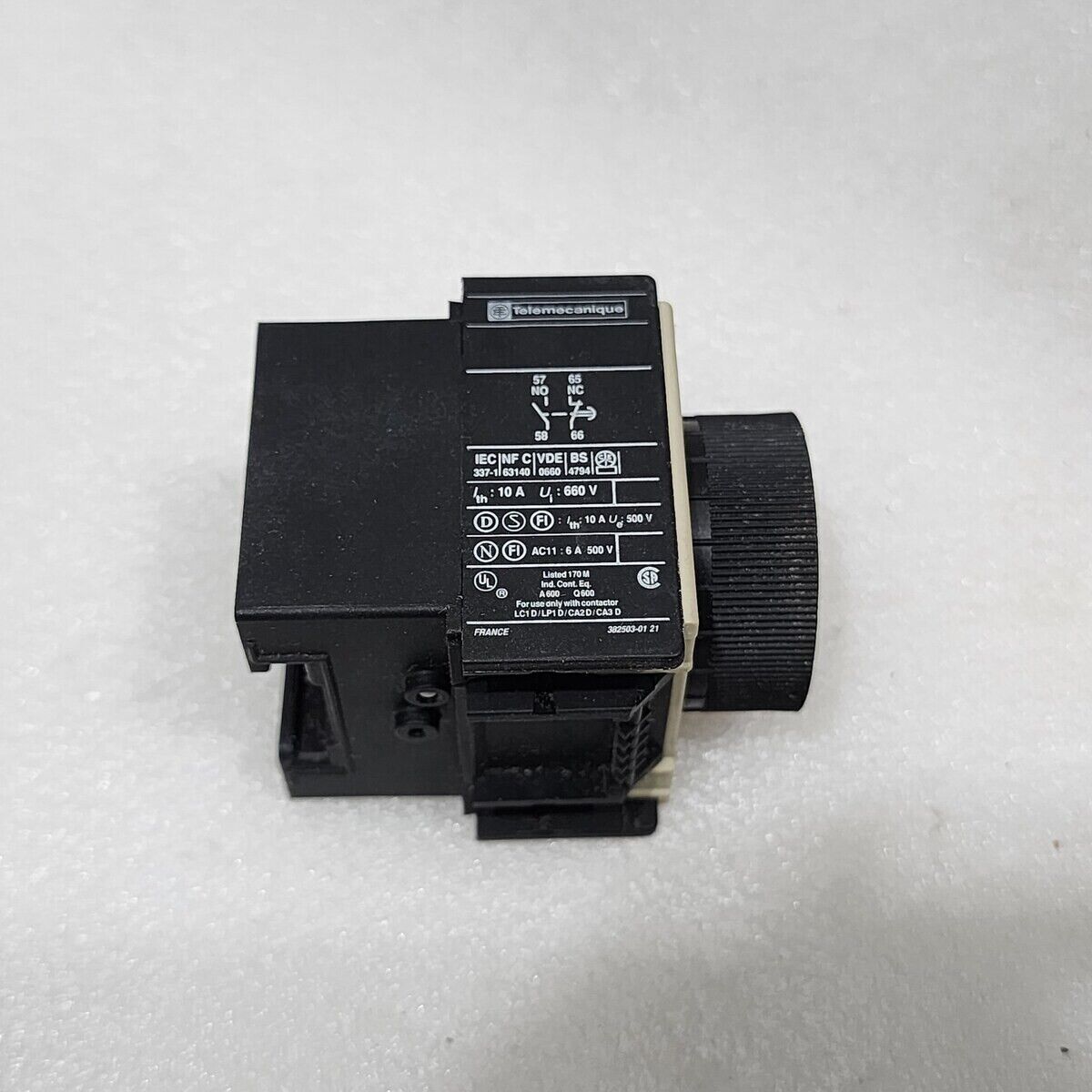 TELEMECANIQUE LA3 DR2 OFF DELAY TIMER RANGE 0.1-30S