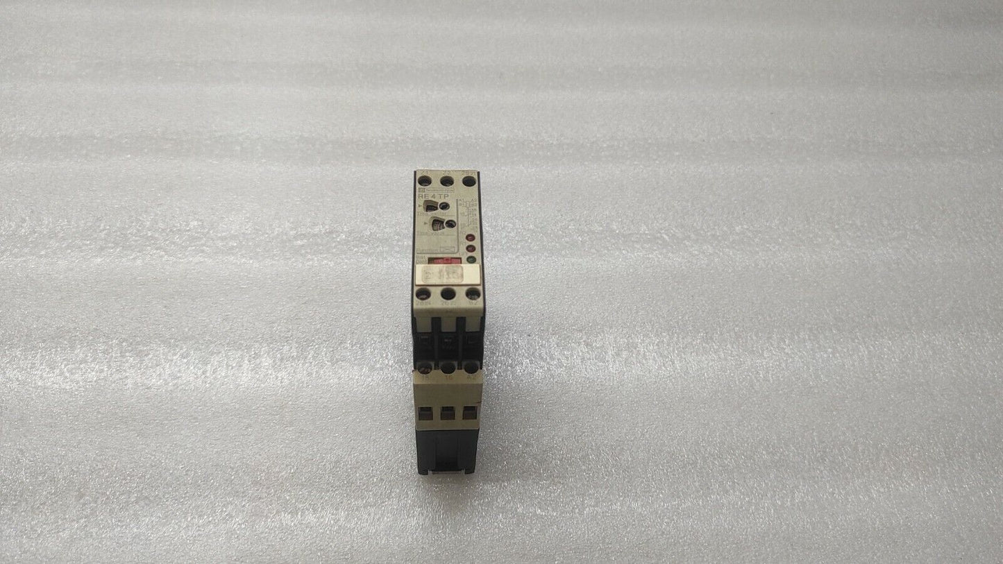 TELEMECANIQUE RE4 TP13BU TIME DELAY RELAY 09972 110-240V/24V/42-48V 0.05S-300H