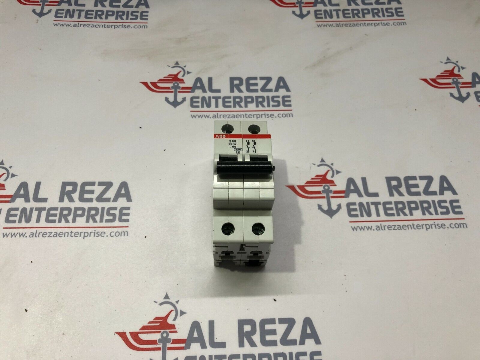 ABB S 202 B 32A 2-POLE CIRCUIT BREAKER GB10963 2CD S252 001 R0325