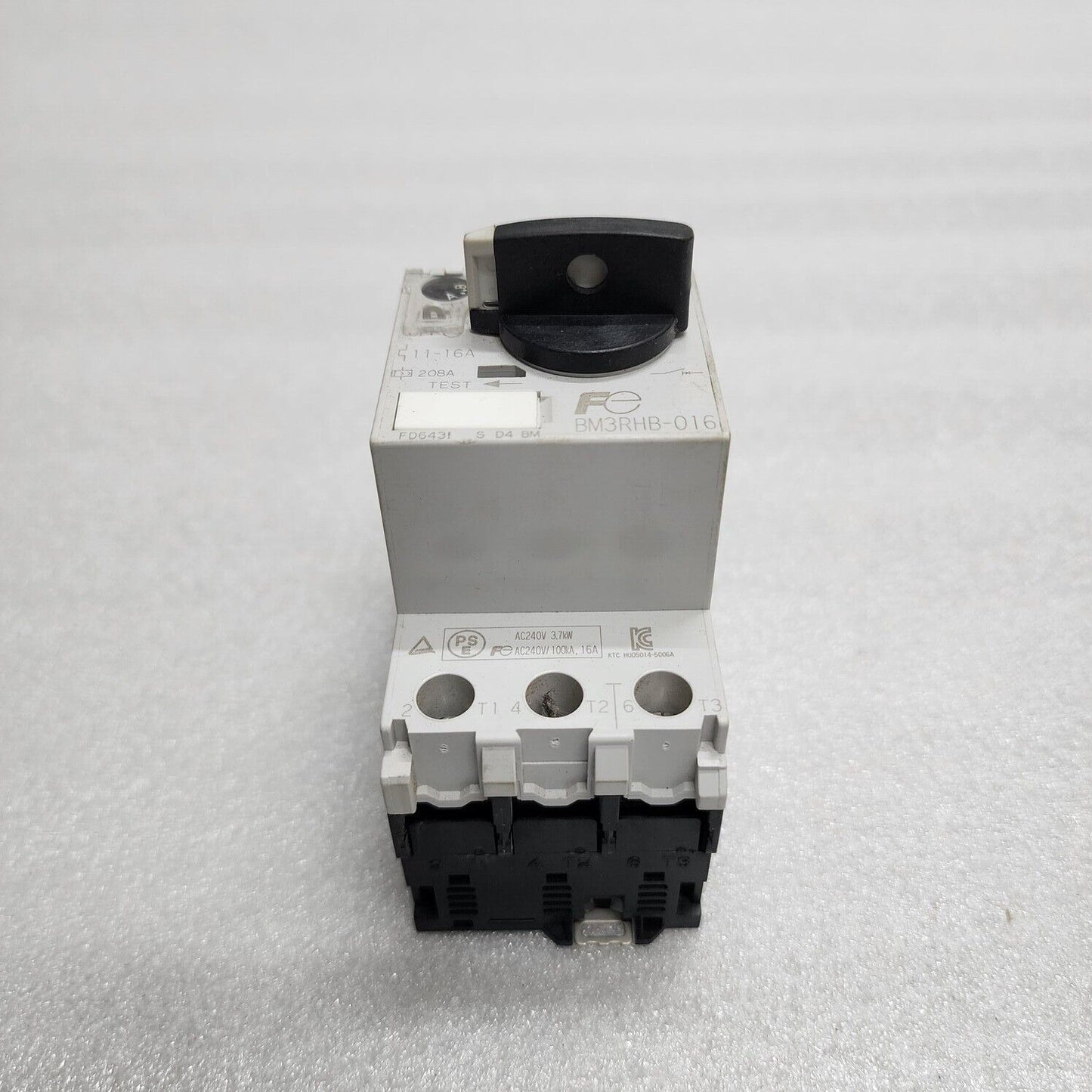 FUJI ELECTRIC BM3RHB-016 MANUAL MOTOR STARTER 11-16A