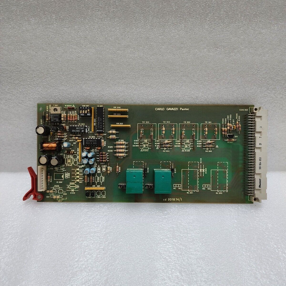 PANTEC CARLO GAVAZZI CD 2018 74/1 PCB 920650