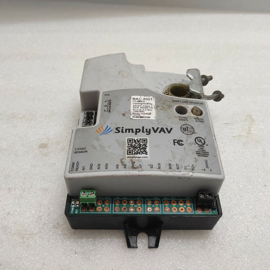 SIMPLY VAV BAC-8001 COOLING AND HEATING SINGLE DUCT VAV CONTROLLER