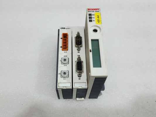 BECKHOFF BX5100-0000 CANOPEN BUS TERMINAL CONTROLLER 24VDC