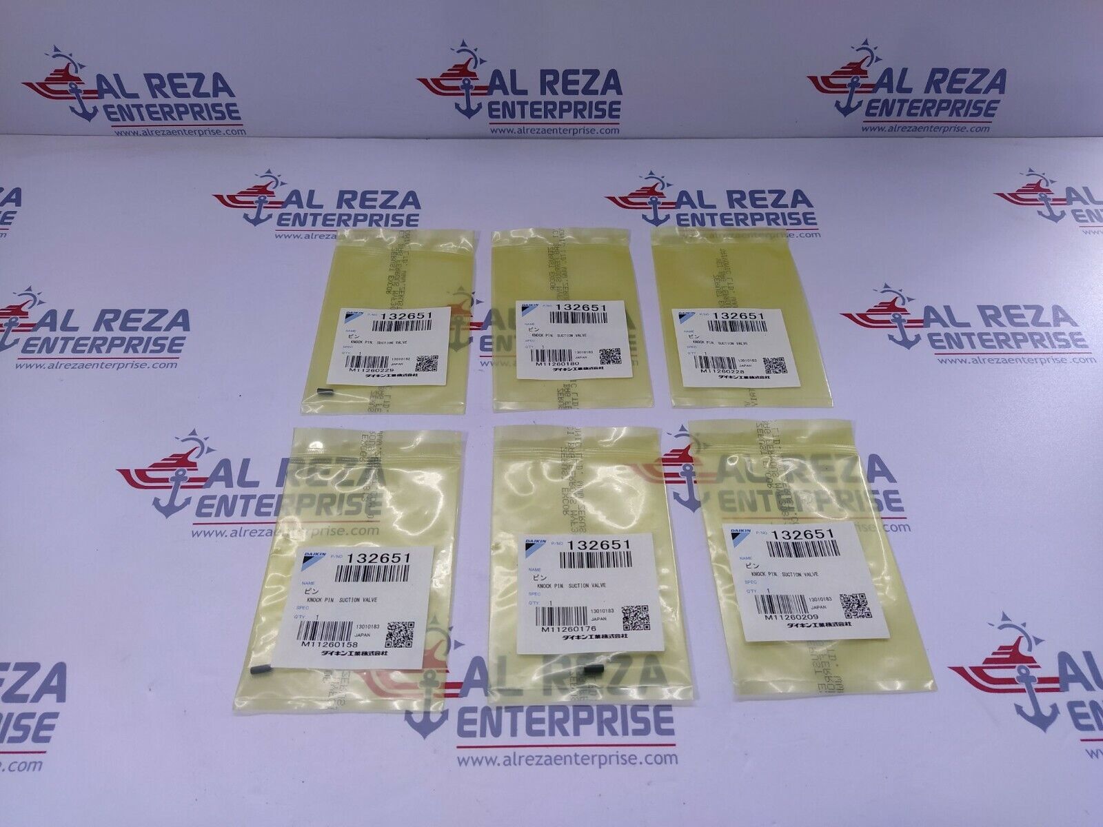 Daikin 132651 Knock Pin Suction Valve