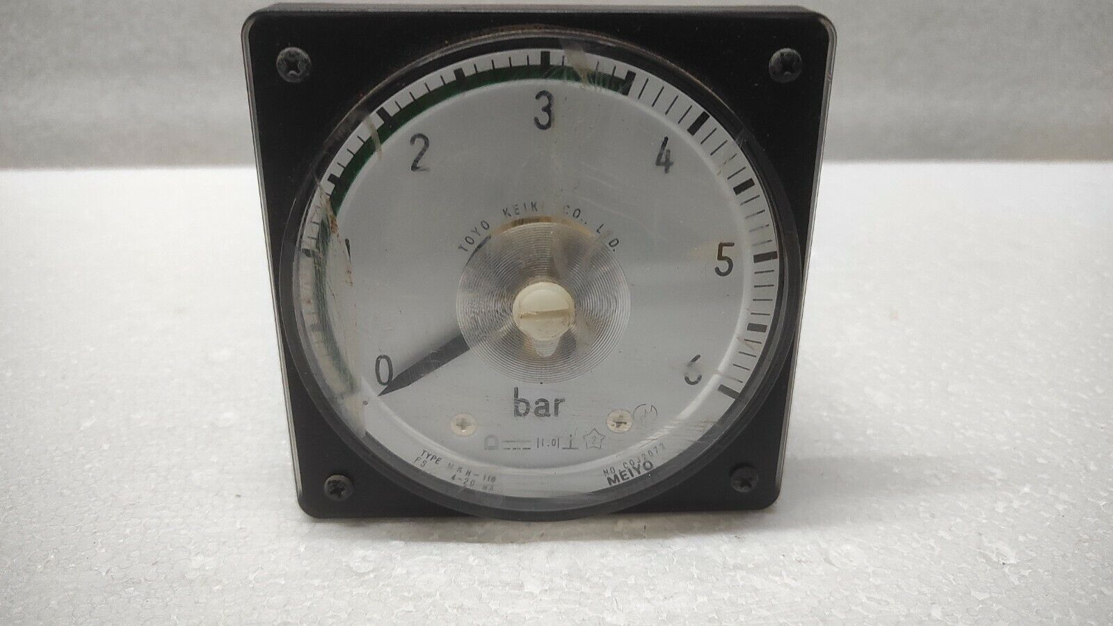 TOYO KEIKI MKH-110 PRESSURE INDICATOR MEIYO 0-6 BAR