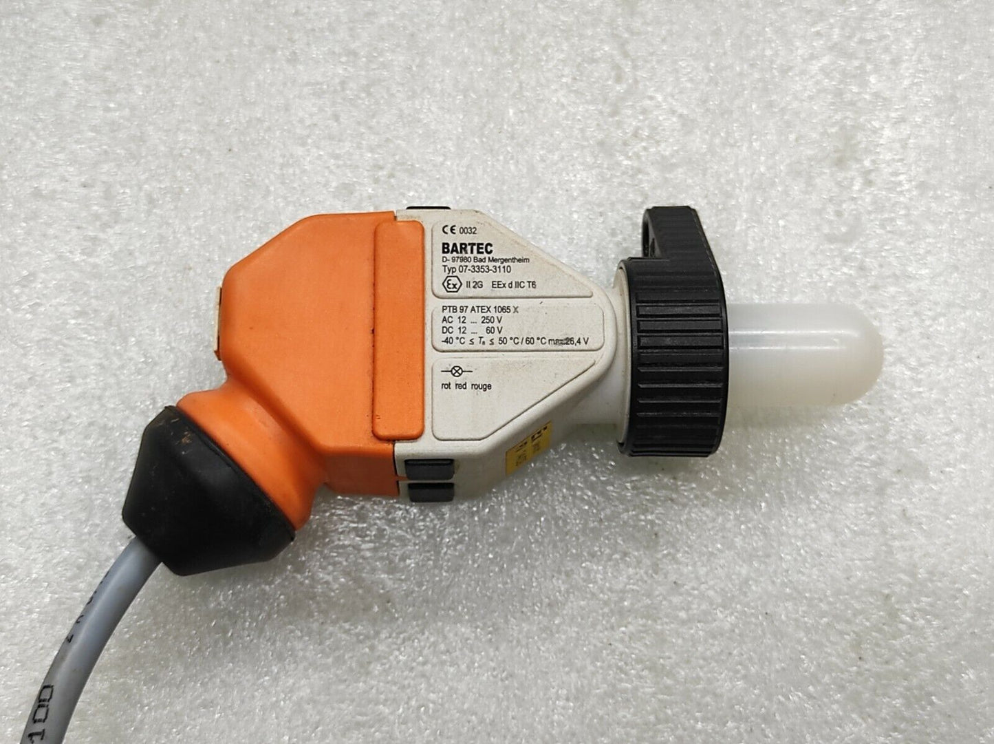 BARTEC TYP 07-3353-3110 COMEX LAMP MODULE WITH CONNECTION CABLE