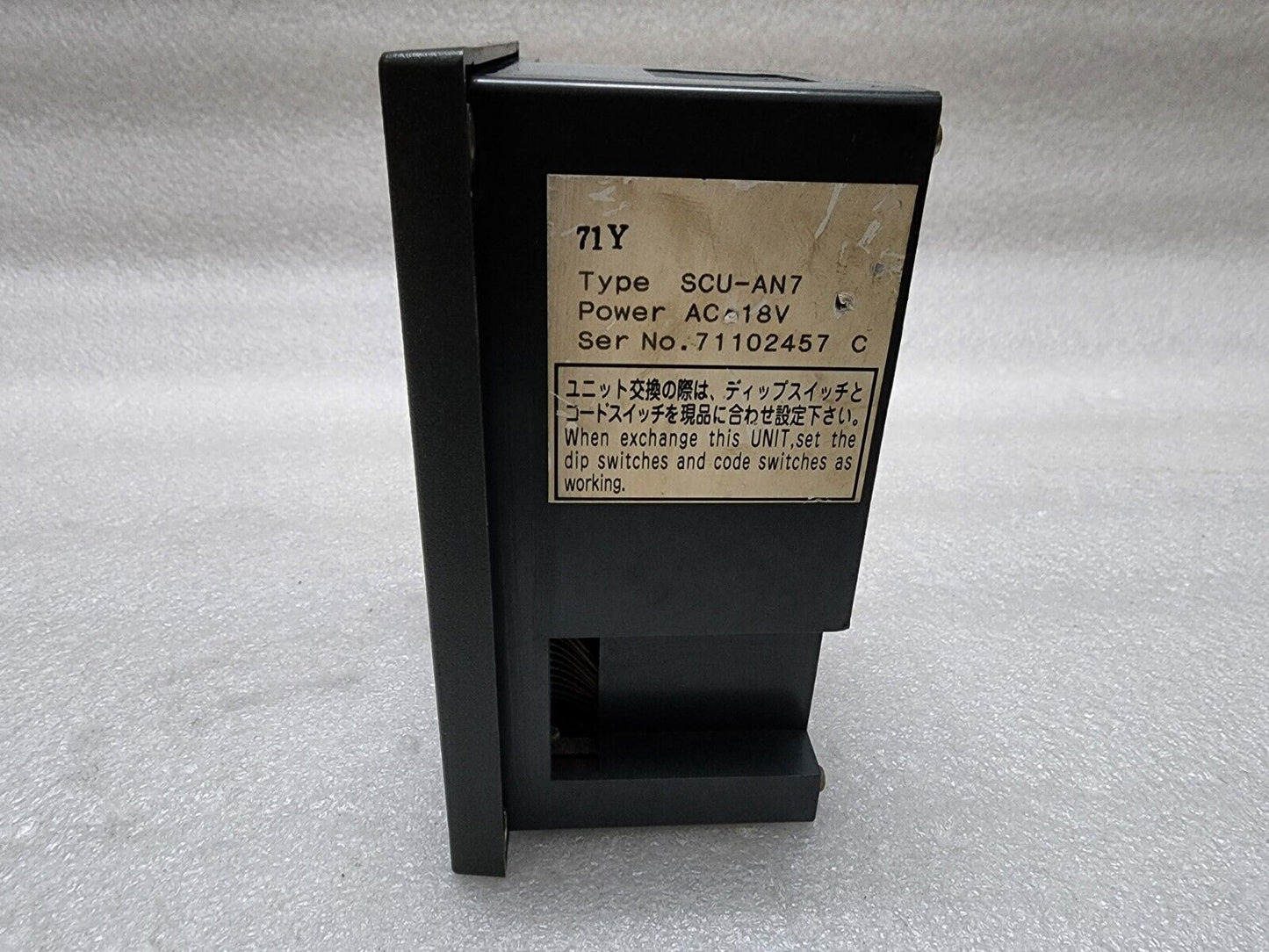 JRCS SCU-AN7 STARTER CONTROL UNIT 18V