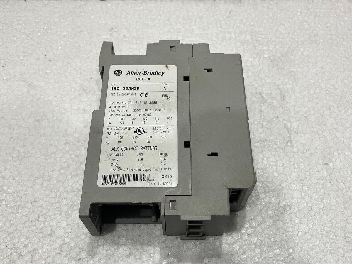 ALLEN BRADLEY SMC-DELTA CAT 150-D32NBR SOFT STARTER SER A WITHOUT FAN