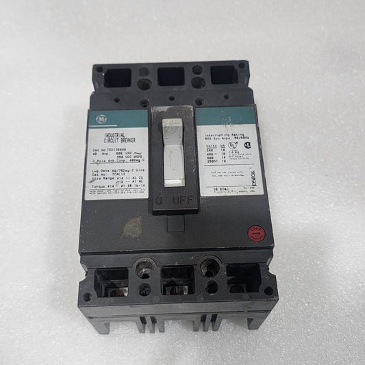 GE TED136040 3-POLE CIRCUIT BREAKER 40A GENERAL ELECTRIC