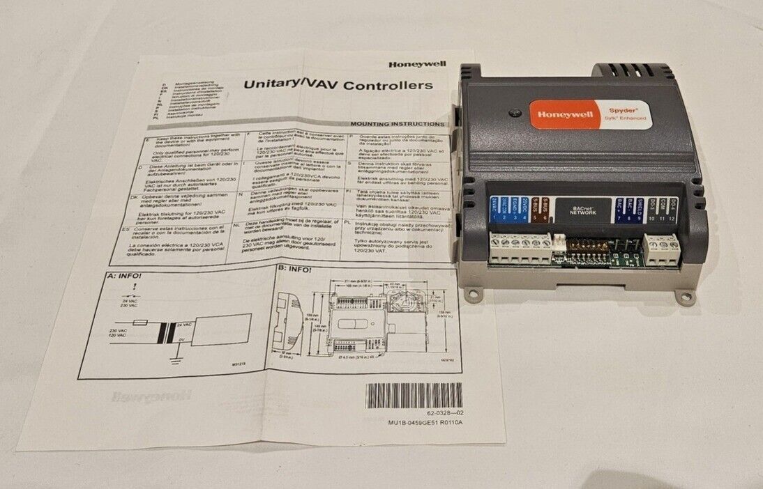 HONEYWELL PUB4024S CONTROLLER 20-30VAC