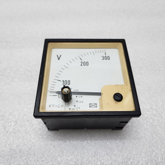 DEIF VOLT METER SCALE 0-300V EQ96-SW