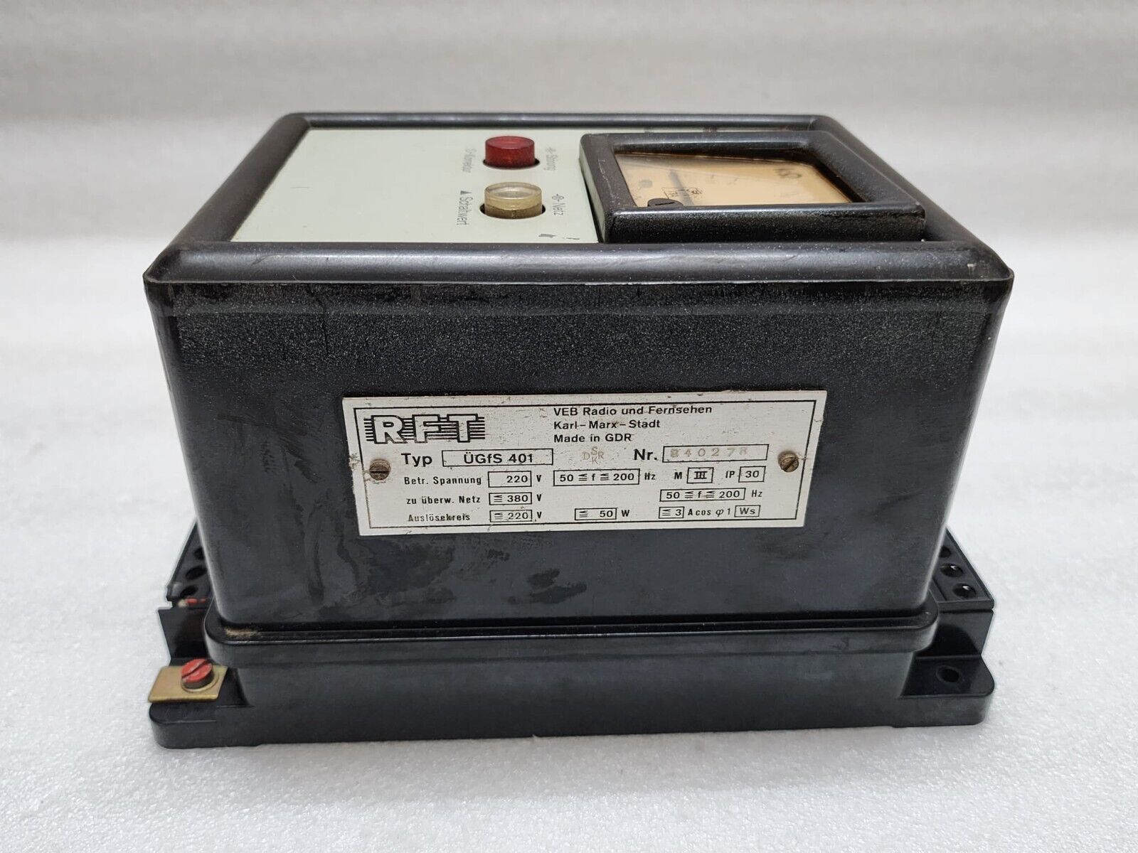 RFT UGFS401 VEB RADIO AND FERNSEHEN 840278 220V