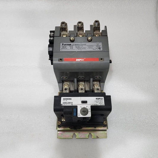 FURNAS 30HS 32A1V MOTOR STARTER 90A WITH 48BSJ3M10 OVERLOAD RLEAY 30-60A