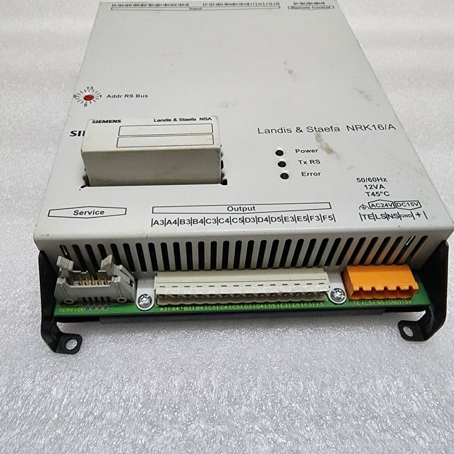 SIEMENS LANDIS & STEFA NRK 16/A CONTROLLER