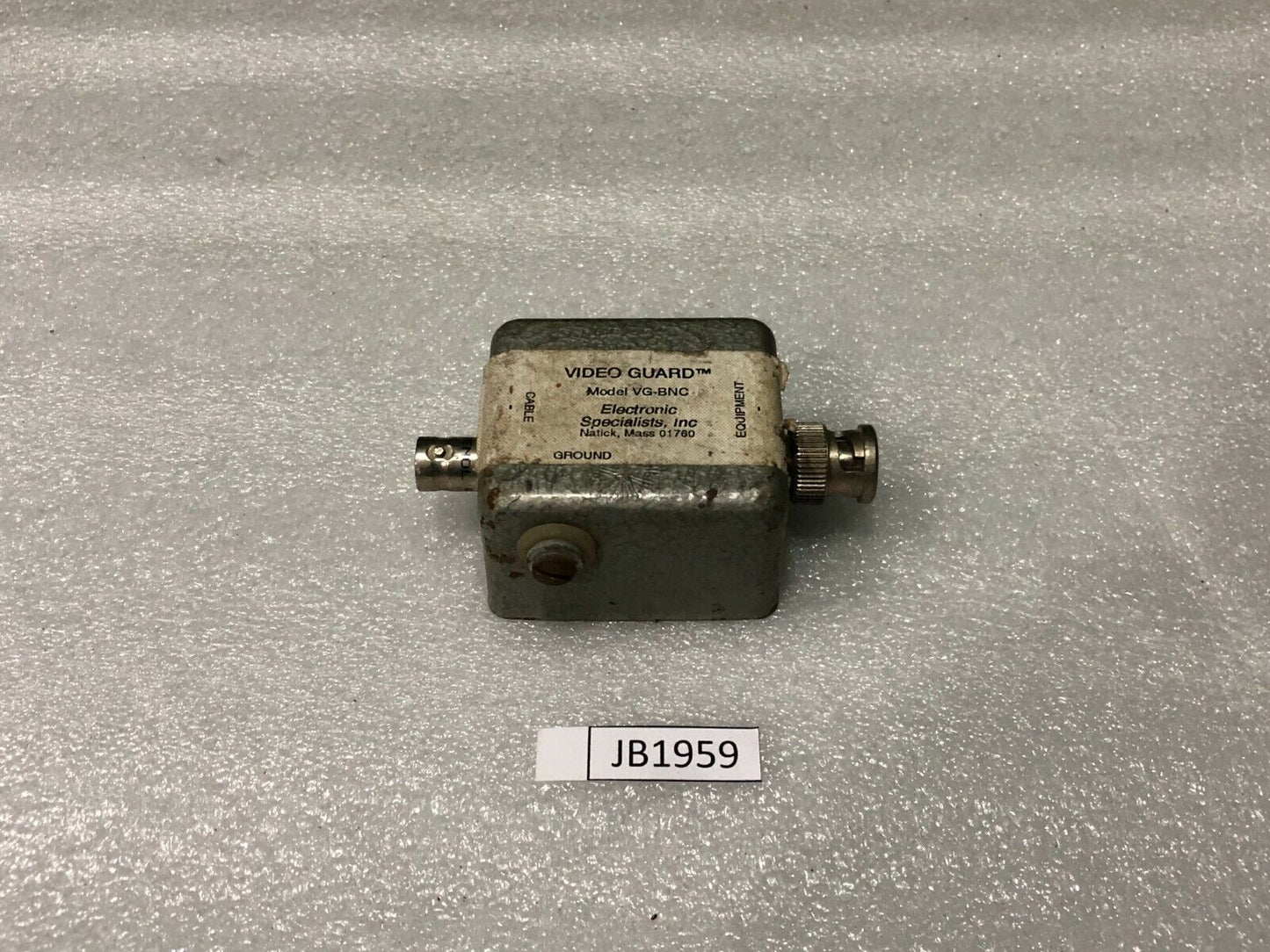 ELECTRONIC SPECIALIST VG-BNC VIDEO GUARD 