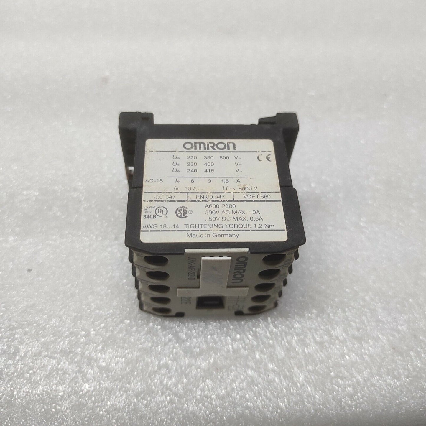 OMRON J7K-AR-22-D CONTACTOR RELAY 