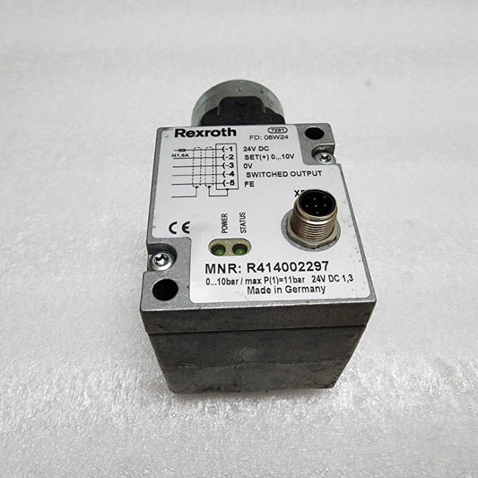 REXROTH 7291 R414002297 PRESSURE REGULATOR 24VDC MORE THAN 50 PC AVAILABLE